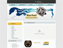 Tablet Screenshot of bluepearlestatejewelry.com